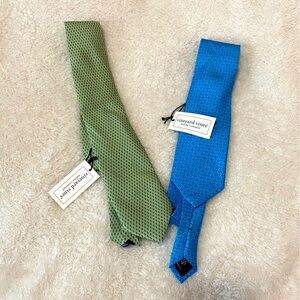 Vineyard Vines set of 2 Natixis silk ties